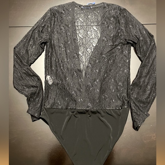 Zara black lace bodysuit - Picture 2 of 5